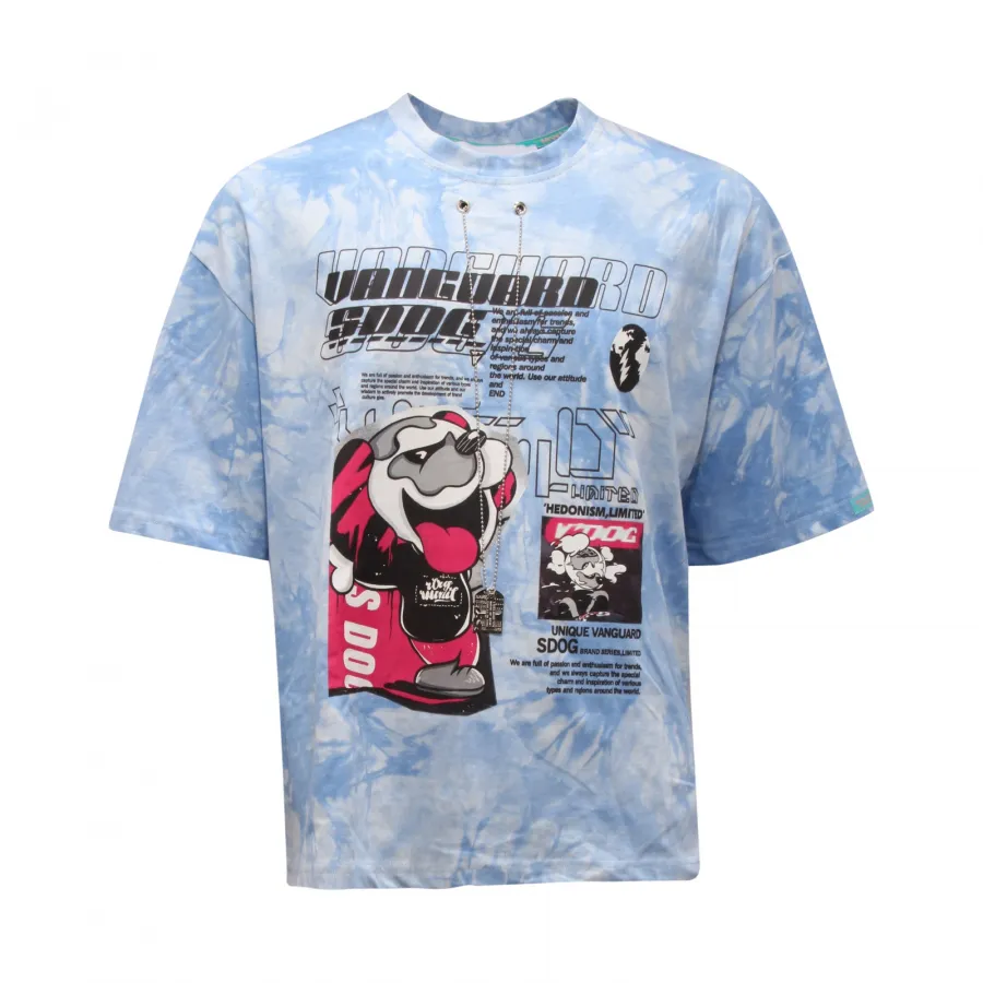 3576AU maglia uomo MWM MOD WAVE MOVEMENT man oversize shirt