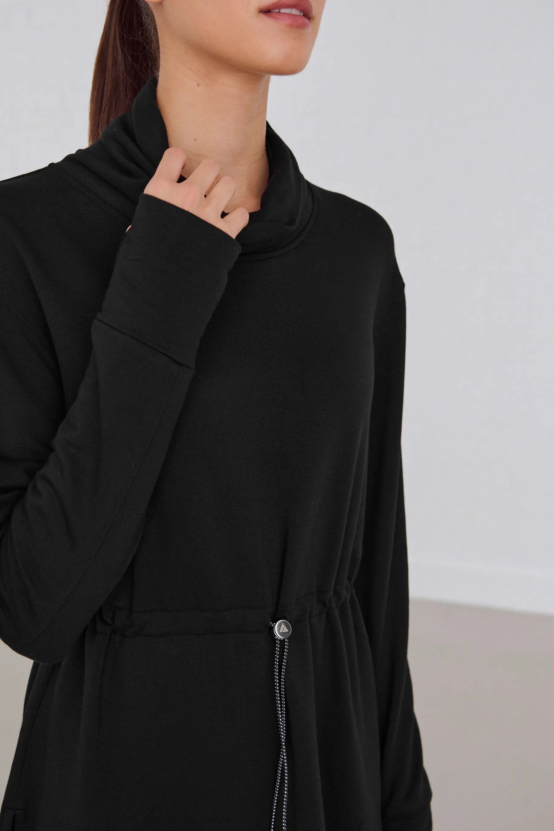 Active Cowl Neck Sweat Top    