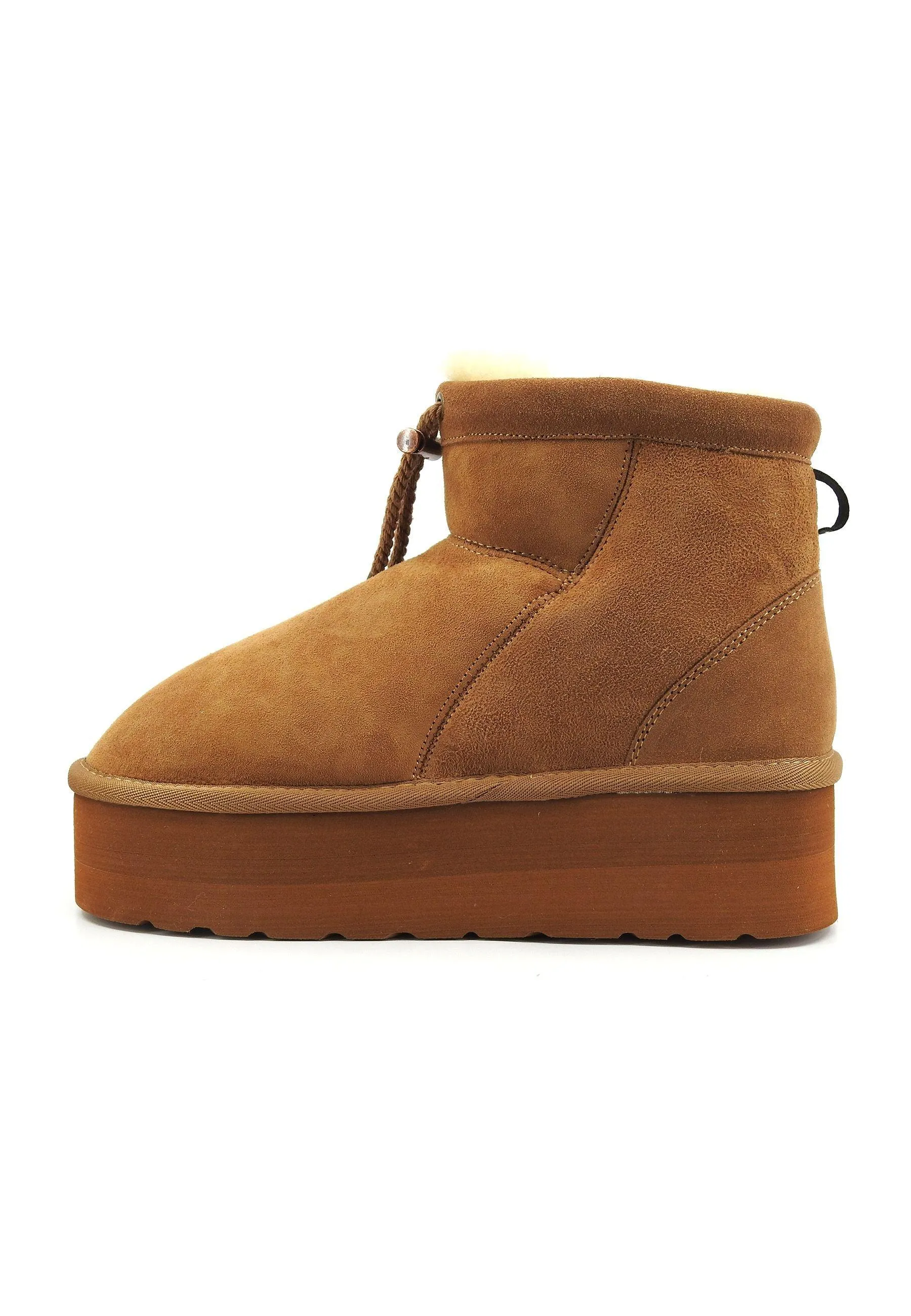 ADNO Stivaletto Pelo Donna Chestnut Marrone AOW100100