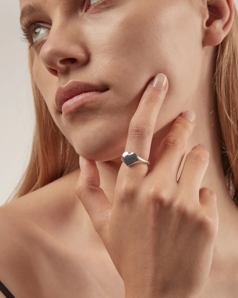 ANELLO CHEVALIER CUORE LISCIO PERSONALIZZATO CON INCISIONE