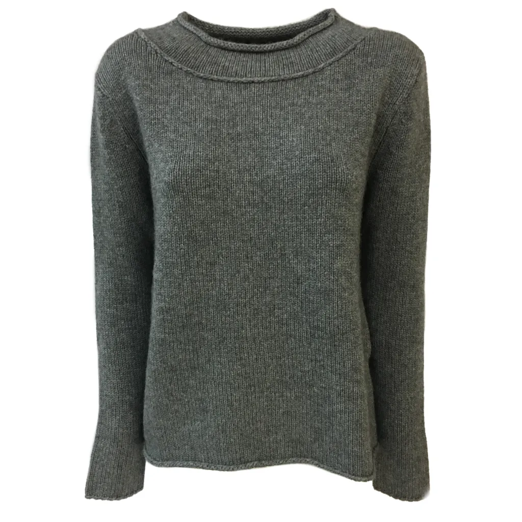 ASPESI maglia donna grigio modello 3765 3831 65% lana 25% yacht 10% cashmere