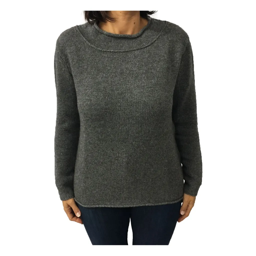 ASPESI maglia donna grigio modello 3765 3831 65% lana 25% yacht 10% cashmere