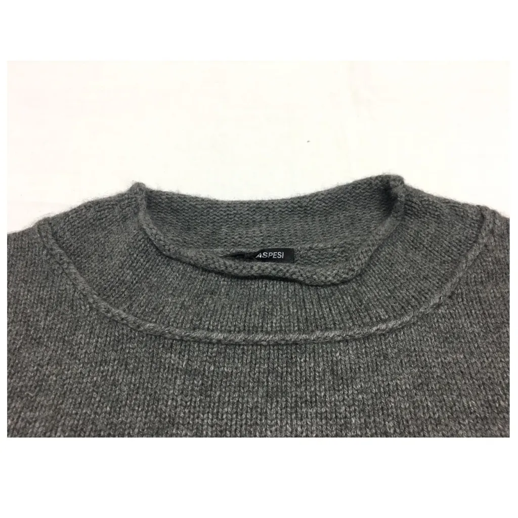 ASPESI maglia donna grigio modello 3765 3831 65% lana 25% yacht 10% cashmere