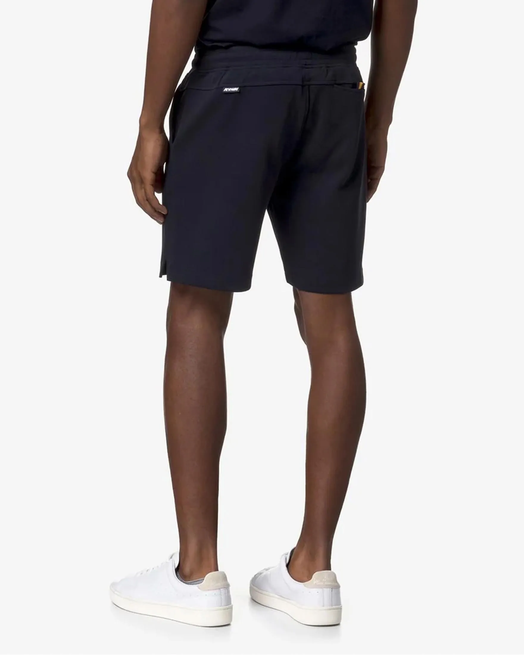 Bermuda blu in interlock di cotone stretch