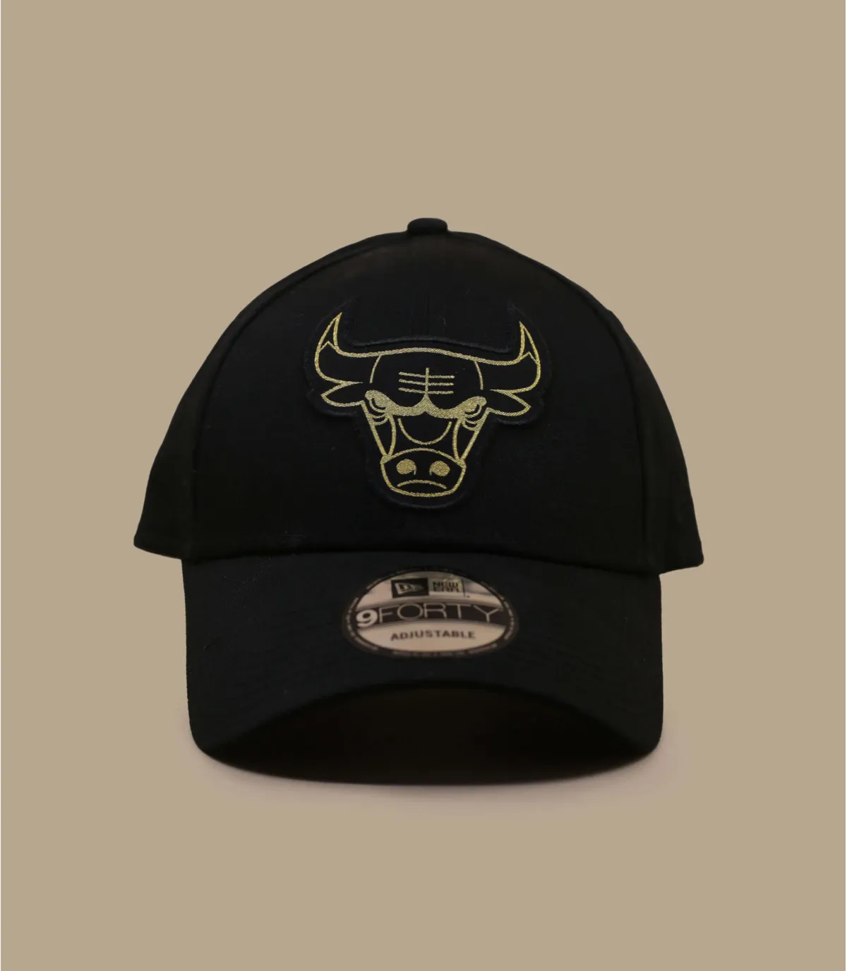 Berretto Bulls nero oroMetallic Logo 940 Bulls black gold     