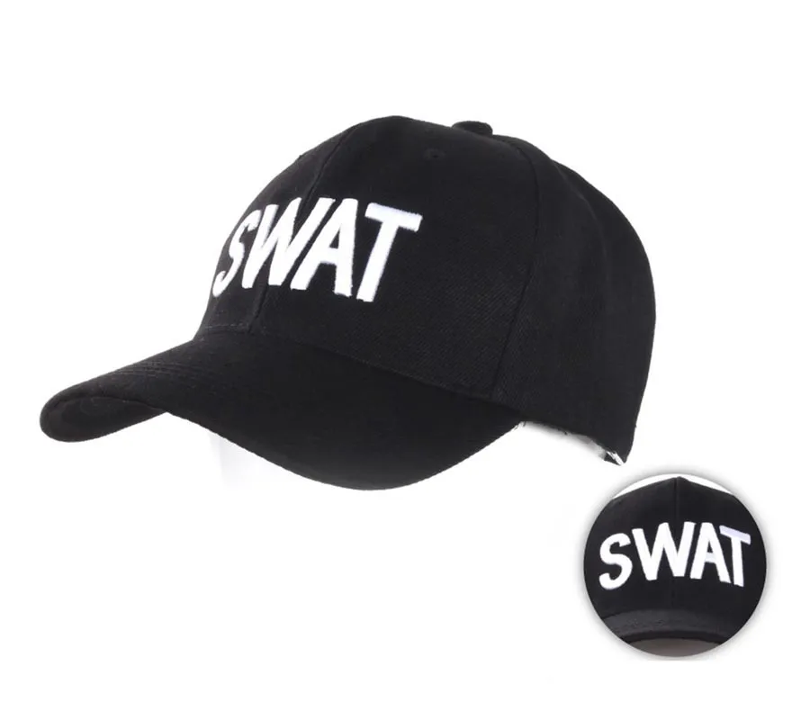 Berretto Swat nero per adulto