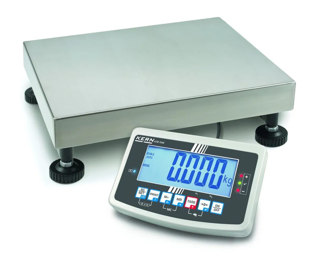 Bilancia A piattaforma Kern, 60kg max, risoluzione 10 g, 20 g
