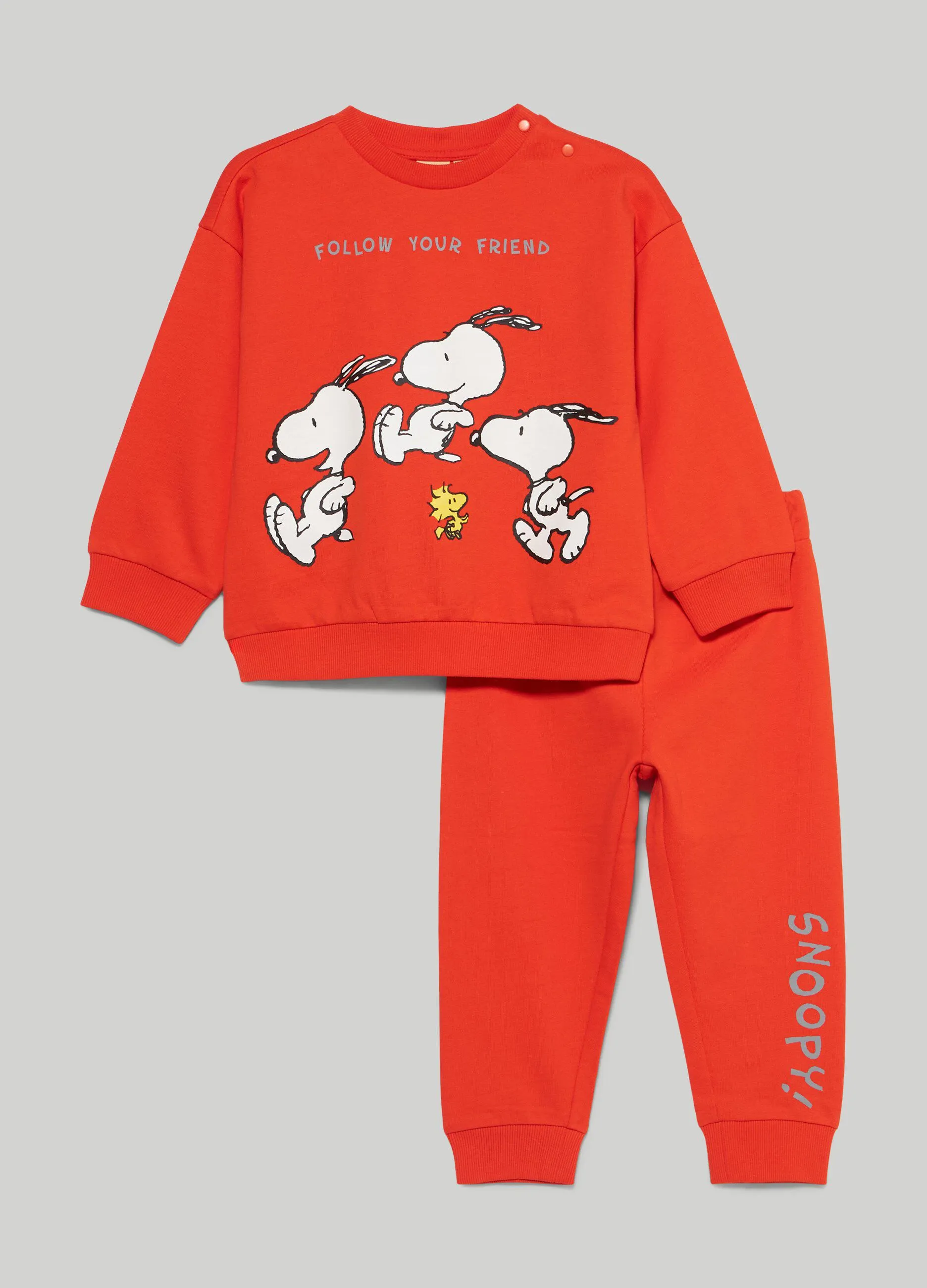 BLUKIDS  Jogging set in puro cotone neonato