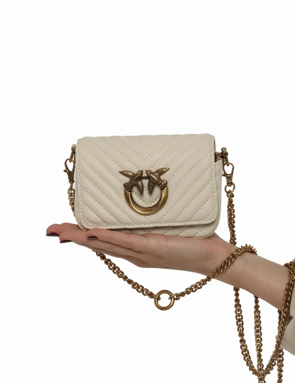 Borsa Pinko beige