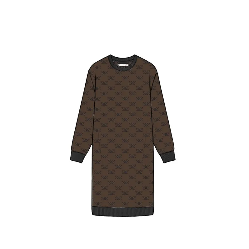 Cafe Noir ABITO IN MAGLIA CON LOGO JACQUARD - C7JM0211