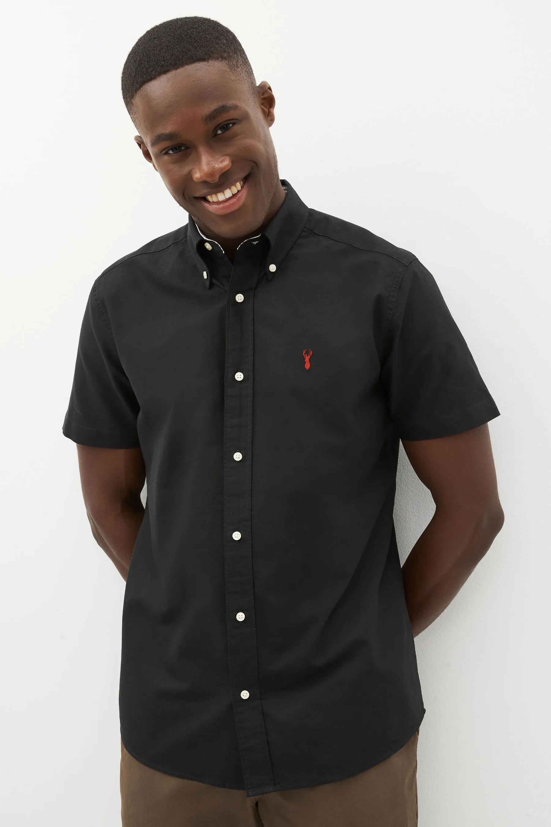 Camicia Oxford a maniche corte    