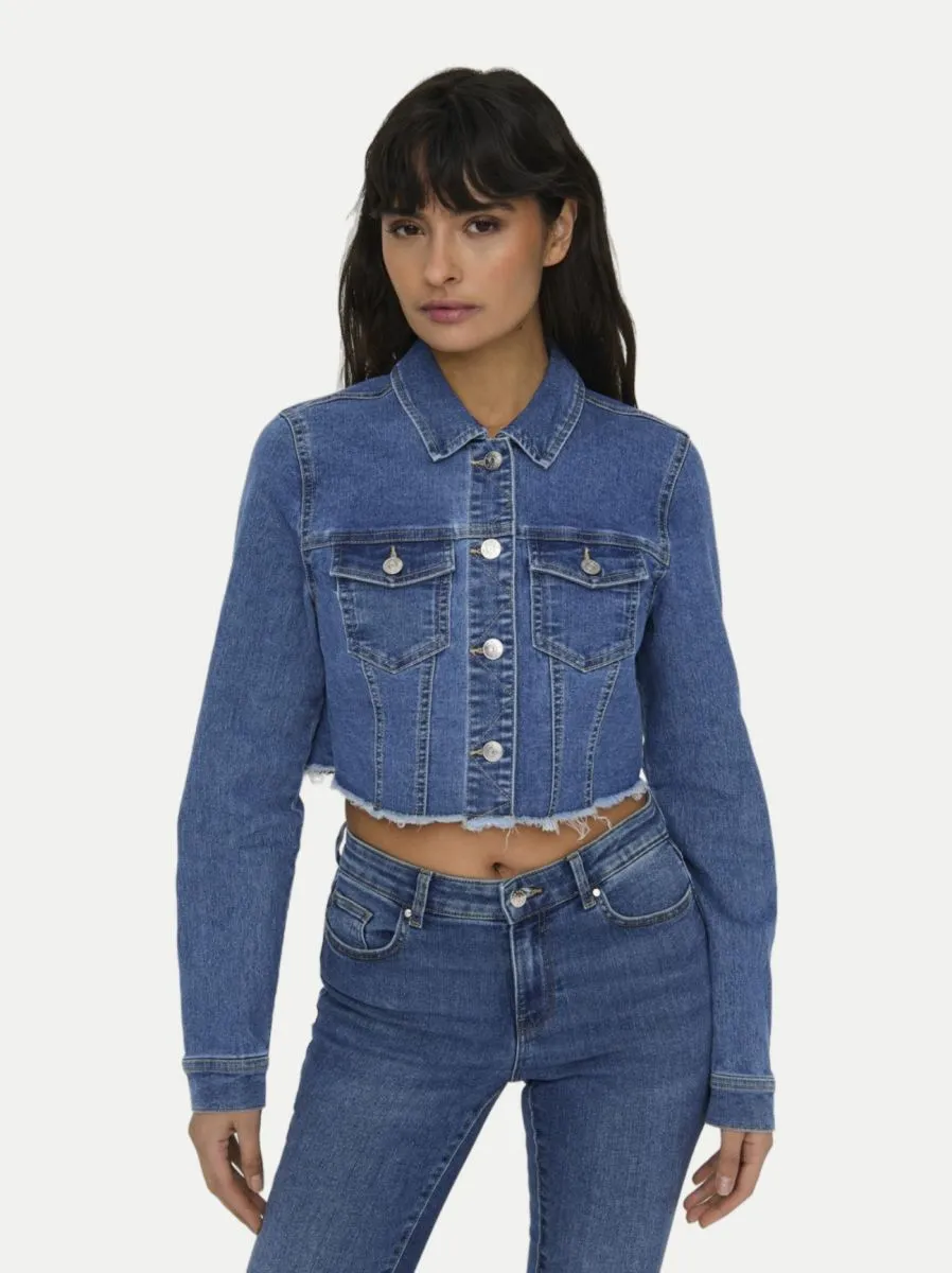 CAPISPALLA E GIACCHE Donna ONLY 15256098 WONDER MEDIUM BLUE DENIM