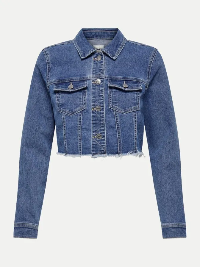 CAPISPALLA E GIACCHE Donna ONLY 15256098 WONDER MEDIUM BLUE DENIM
