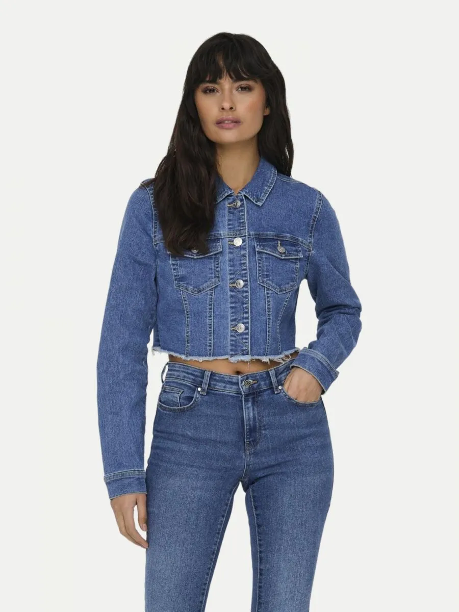 CAPISPALLA E GIACCHE Donna ONLY 15256098 WONDER MEDIUM BLUE DENIM