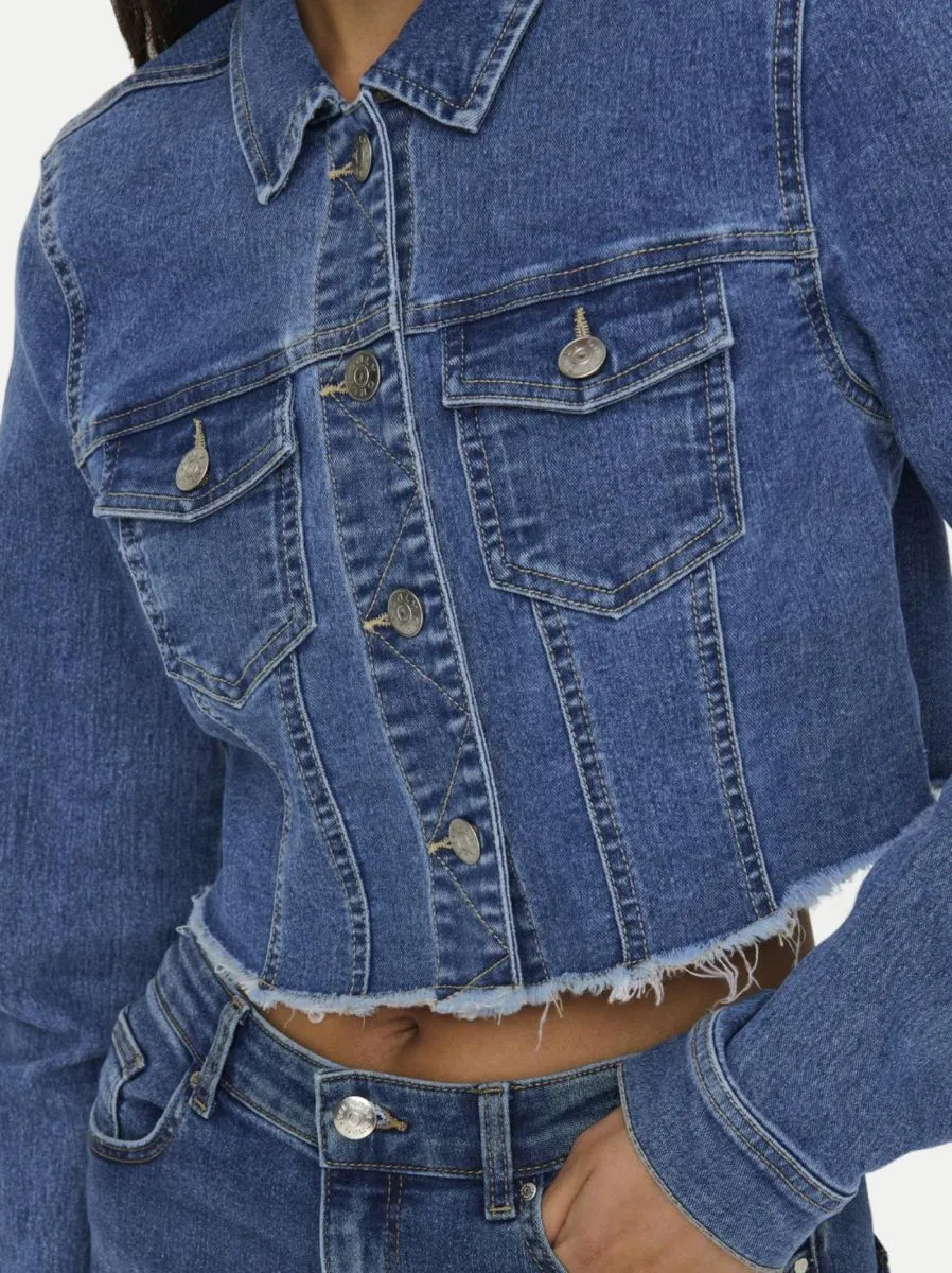 CAPISPALLA E GIACCHE Donna ONLY 15256098 WONDER MEDIUM BLUE DENIM