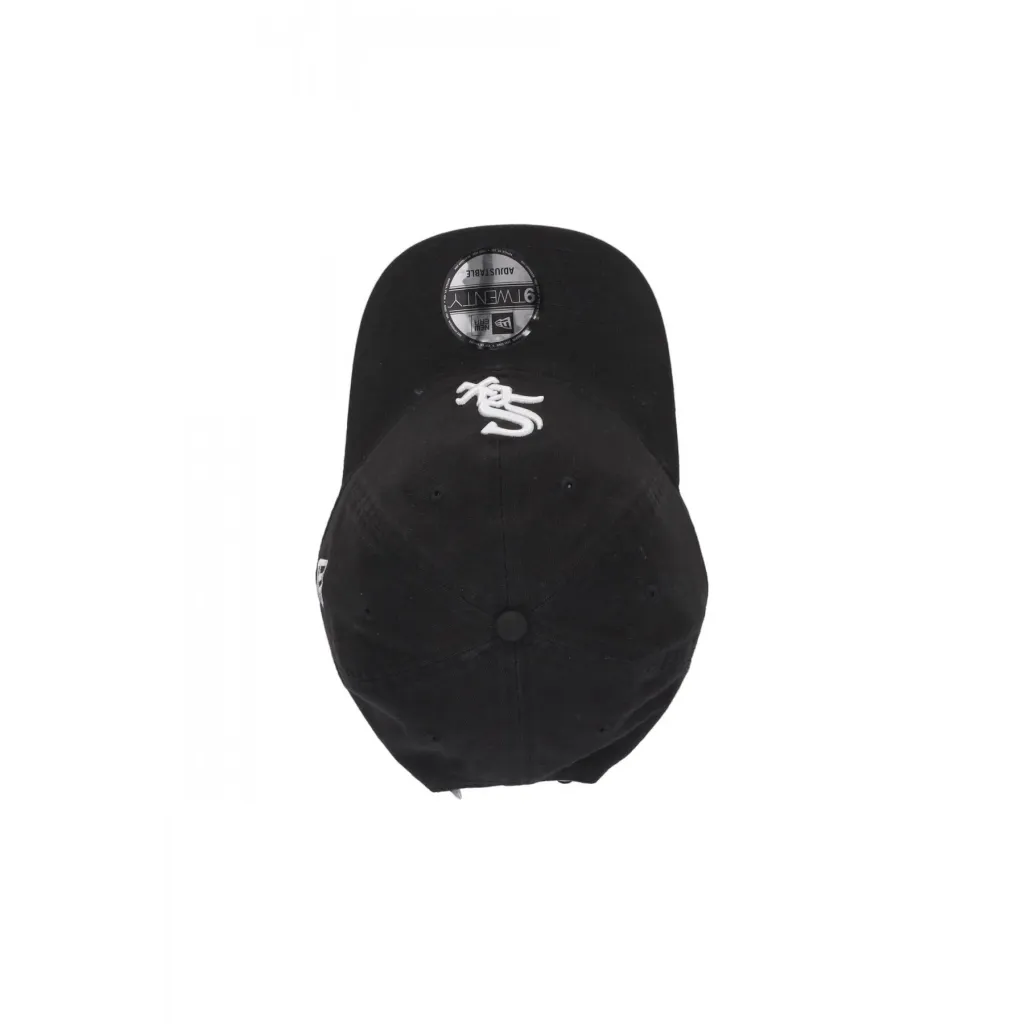 cappellino visiera curva uomo mlb core classic 920 chiwhi BLACK/WHITE