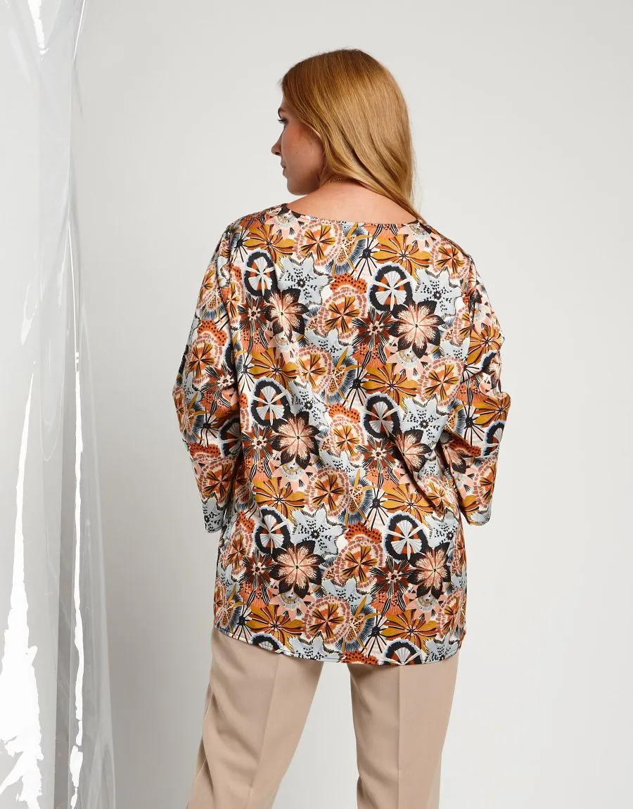 Casacca fantasia floreale