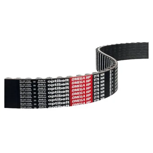 Cinghia sincrona OPTIBELT, 100 denti, passo 14mm, dimensioni 1400mm x 40mm, in Gomma
