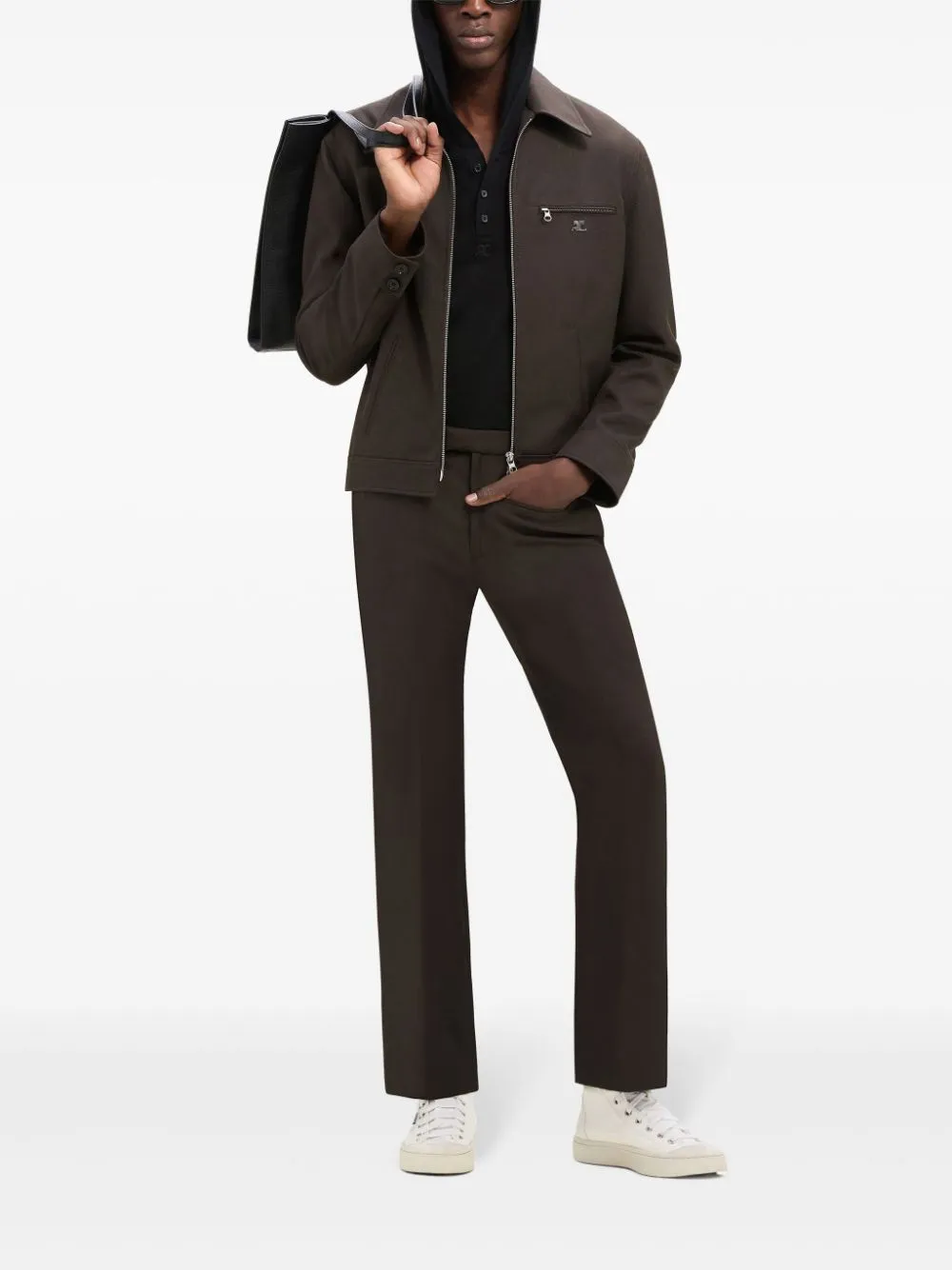 COURRÈGES GIACCA SIGNATURE RETRO