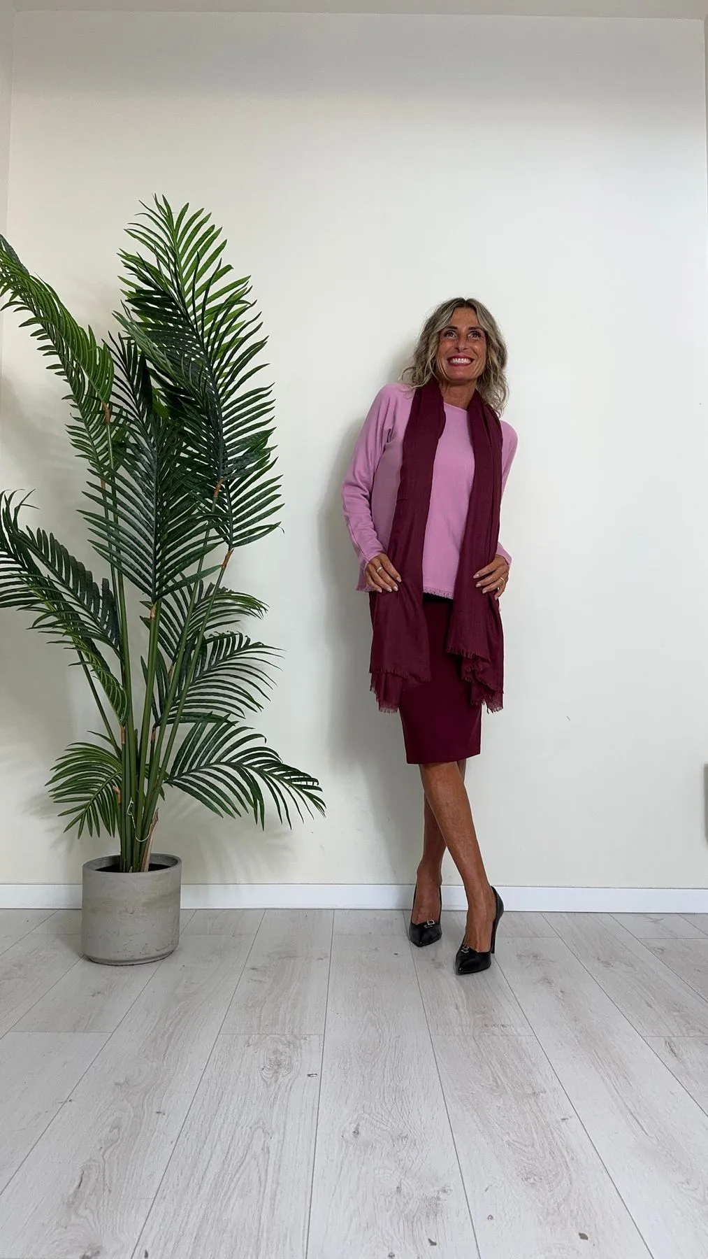 DAFNE - SC105P8 - PASHMINA AMPIA ORLO SFRANGIATO