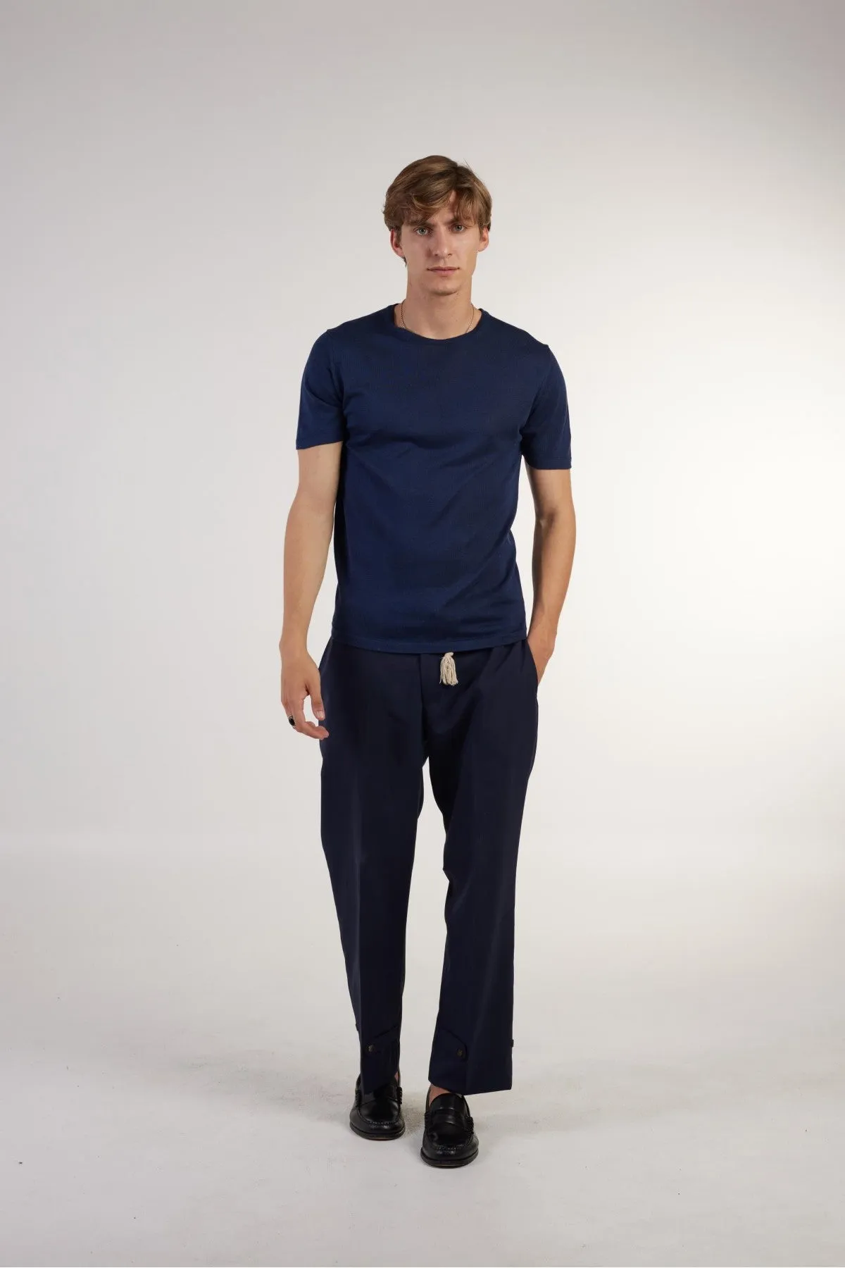 Daniele Fiesoli Silk T-Shirt / Blue