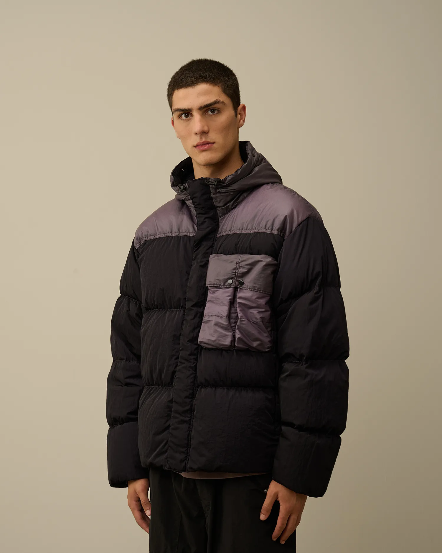 Eco Chrome-R Mixed Goggle Down Jacket