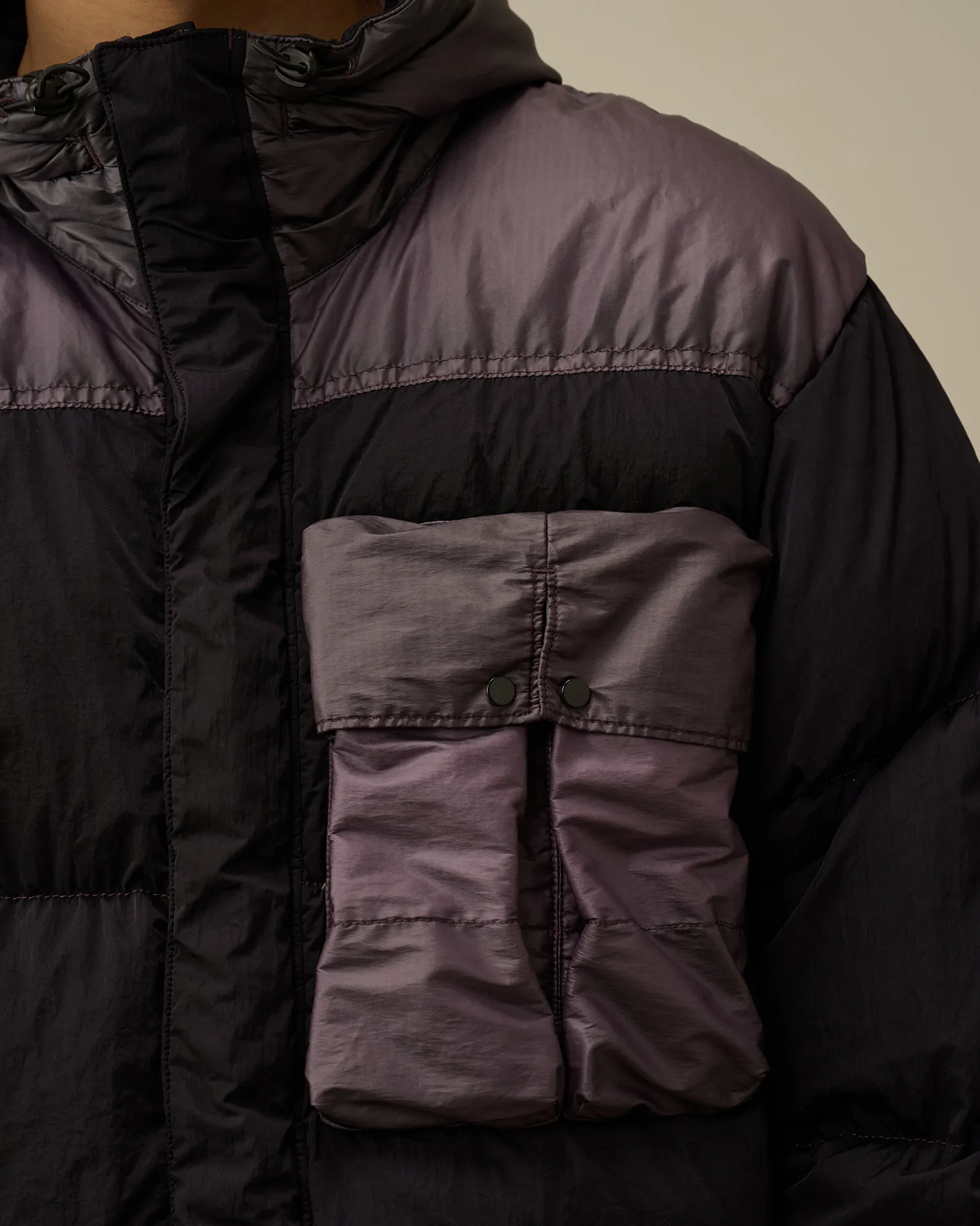 Eco Chrome-R Mixed Goggle Down Jacket