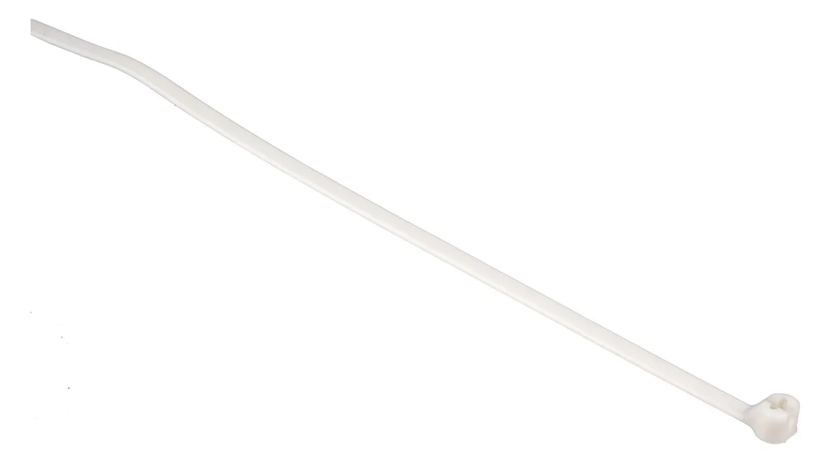 Fascette fermacavi Thomas & Betts Ty-Rap in Nylon 66, 140mm x 3,6 mm, col. Bianco