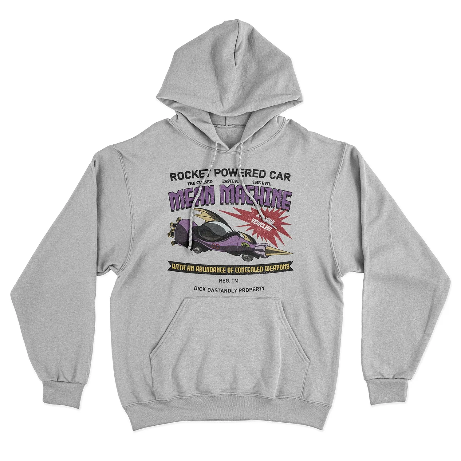 Felpa Cappuccio MEAN MACHINE- WACKY RACES - DICK E MUTTLEY - #chooseurcolor