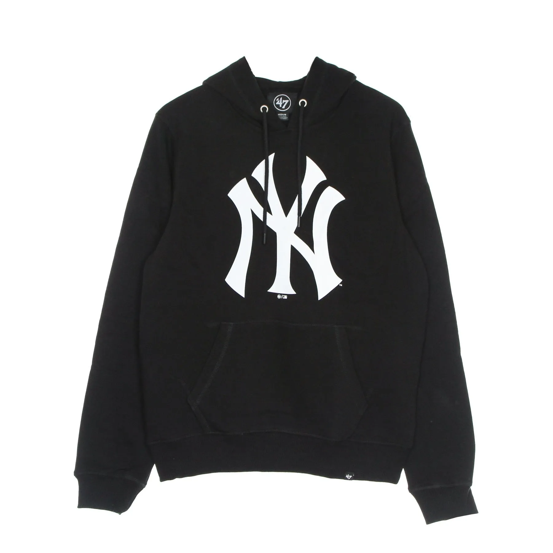 Felpa Cappuccio Uomo Mlb Imprint Burnside Hoodie Neyyan Jet Black
