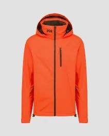 Giacca arancione nautica da uomo Helly Hansen Crew Hooded Jacket 2.0