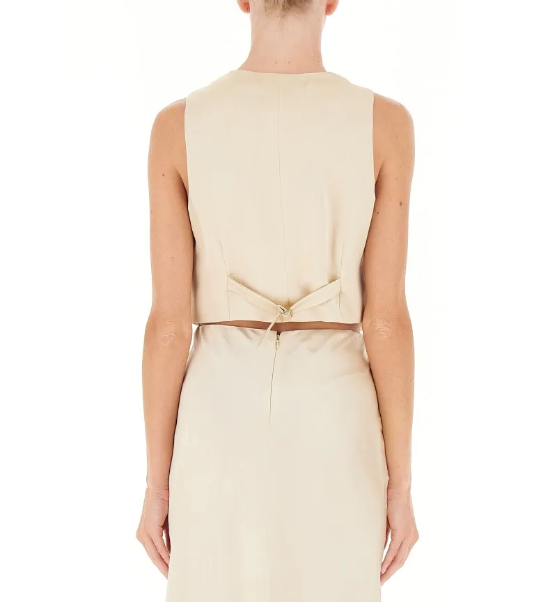 Gilet con bottoni