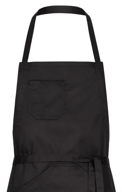 Grembiule nero con tasche