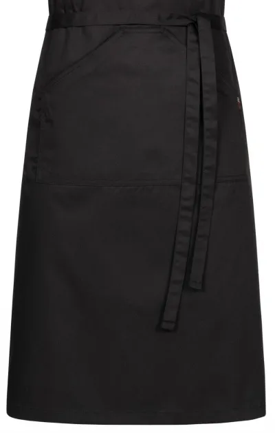 Grembiule nero con tasche