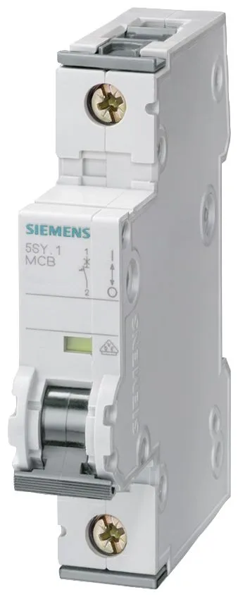 Interruttore magnetotermico Siemens, 1P 500mA 6 kA, Tipo C