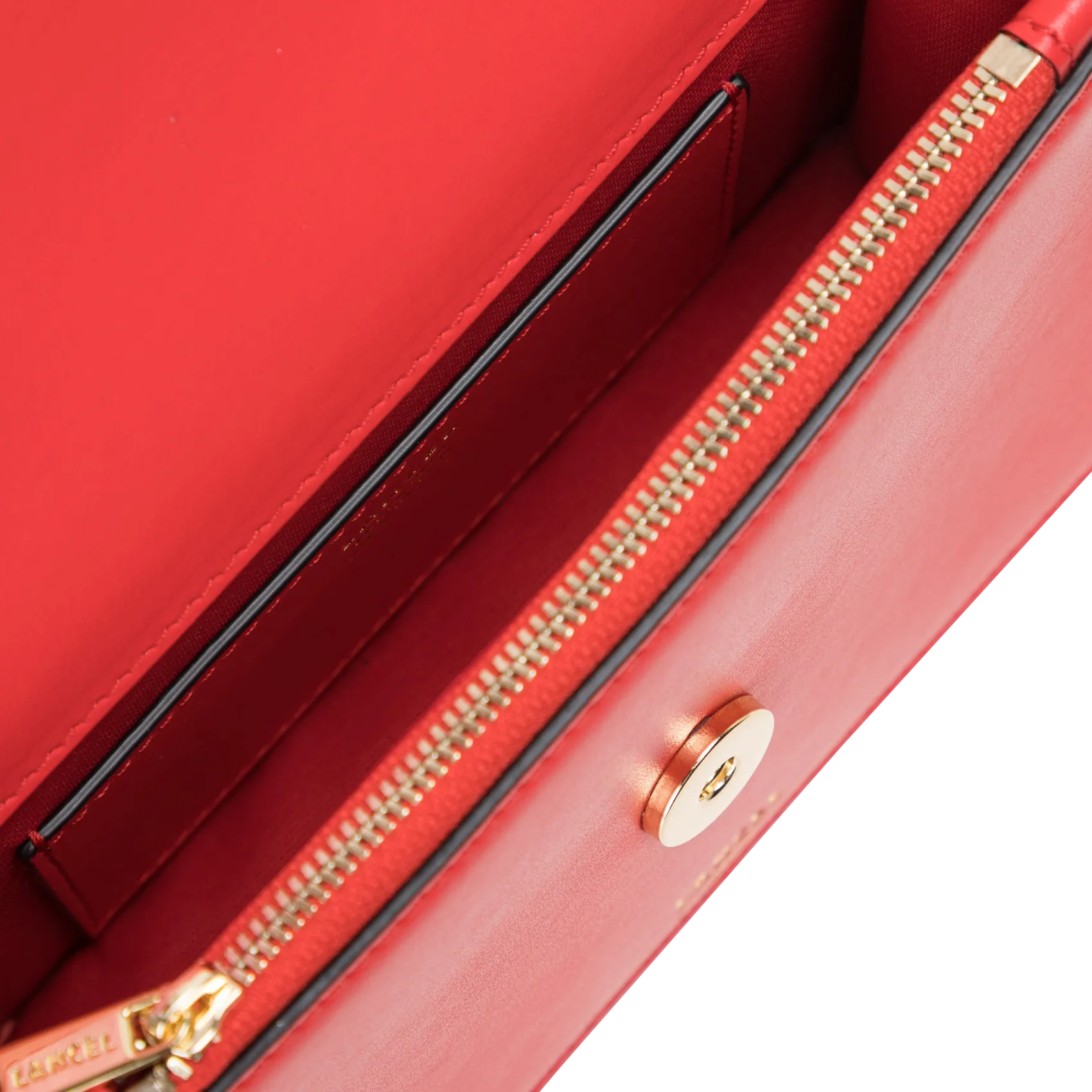 LANCEL   ANGELE MINI - Mini borsa a tracolla con patta in pelle | Rosso