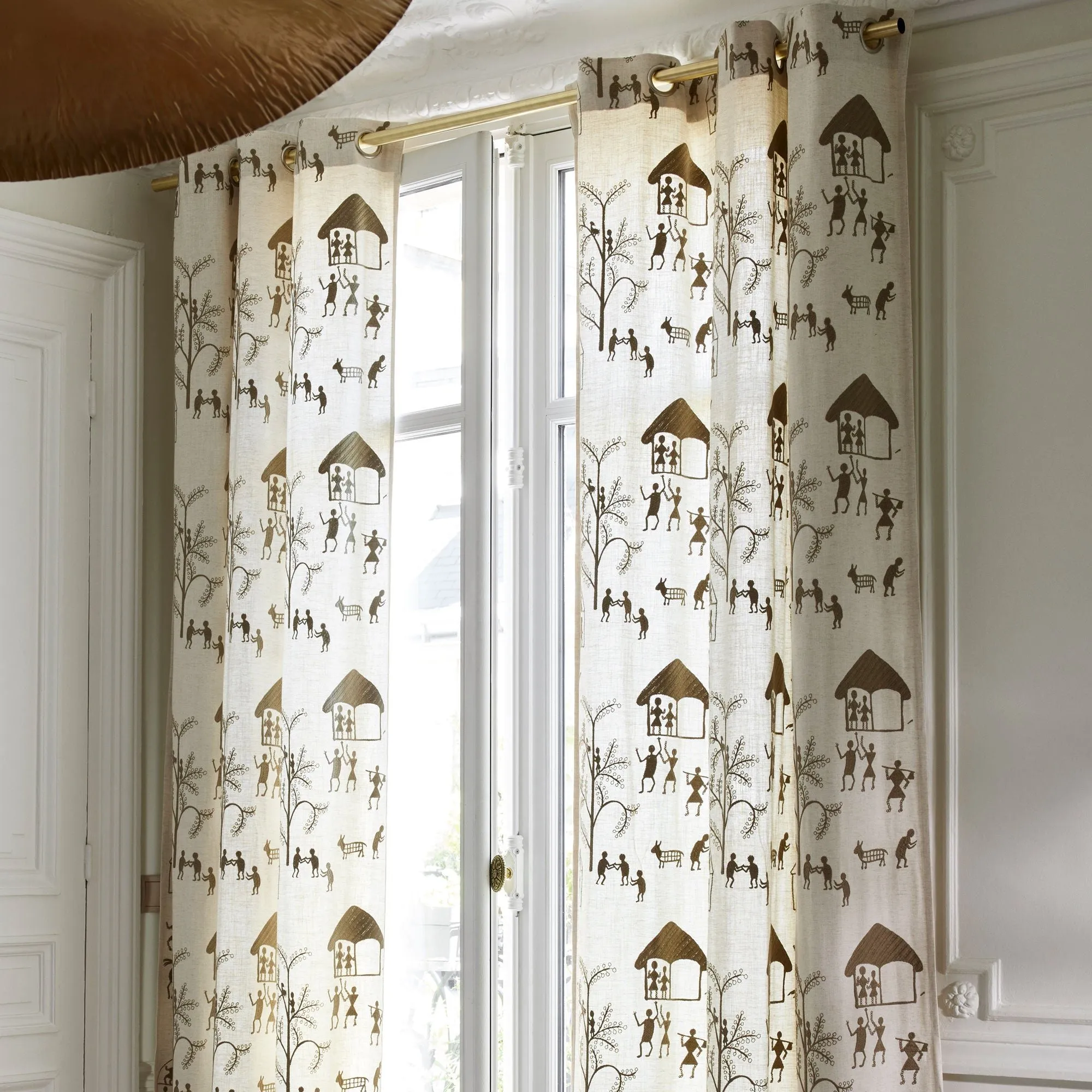  MADURA   KANOUR - Rideau à oeillets | Beige