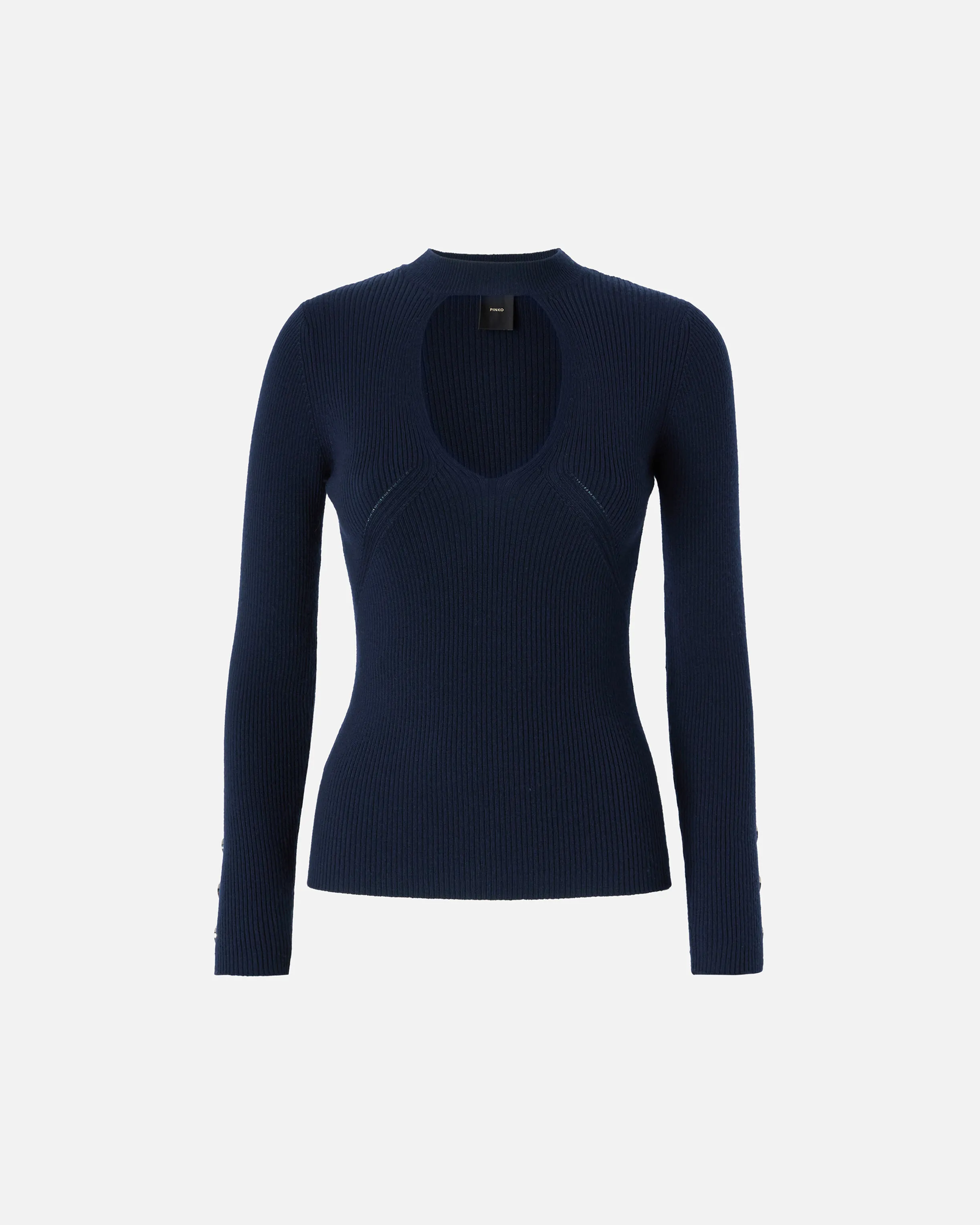  Maglia in lana a costine    