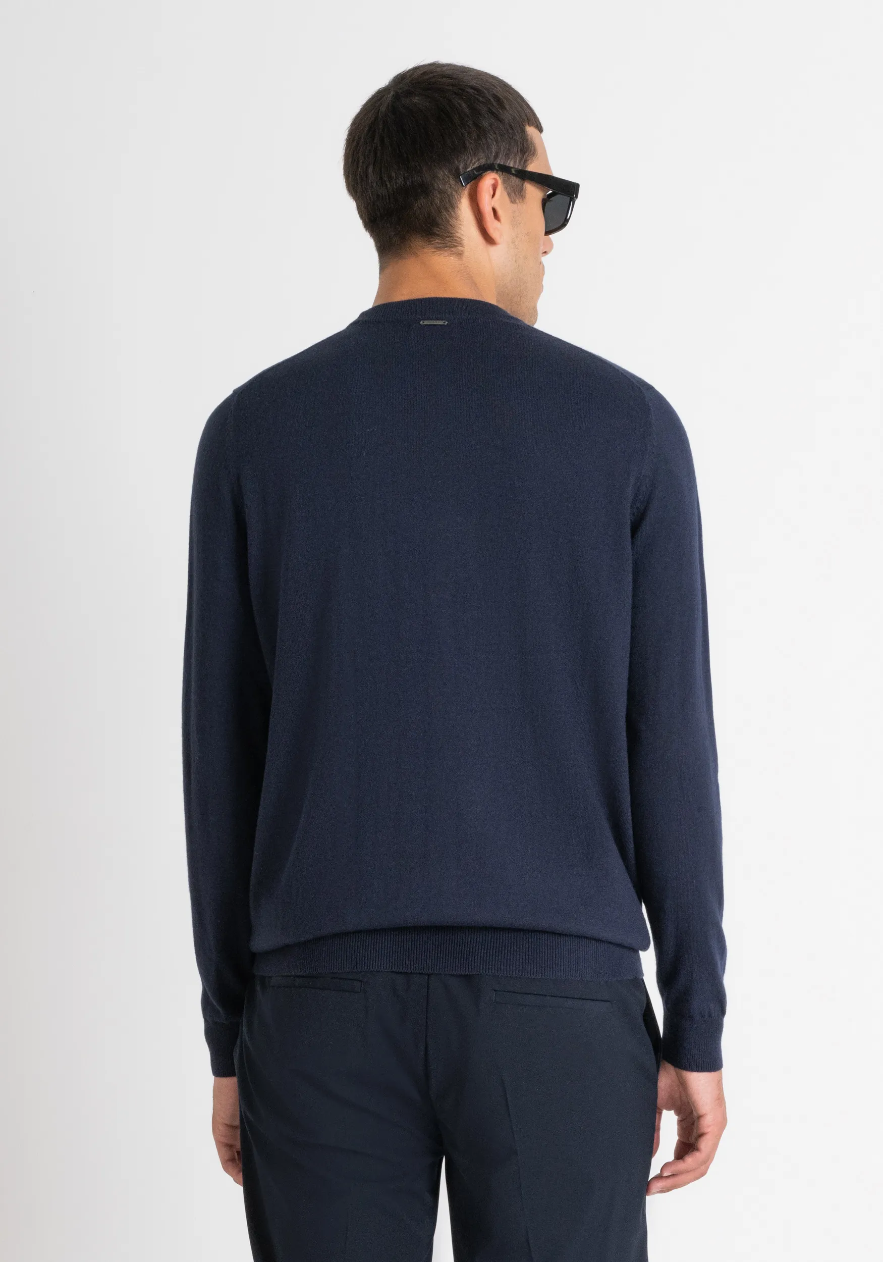 MAGLIONE REGULAR FIT IN MISTO CASHMERE