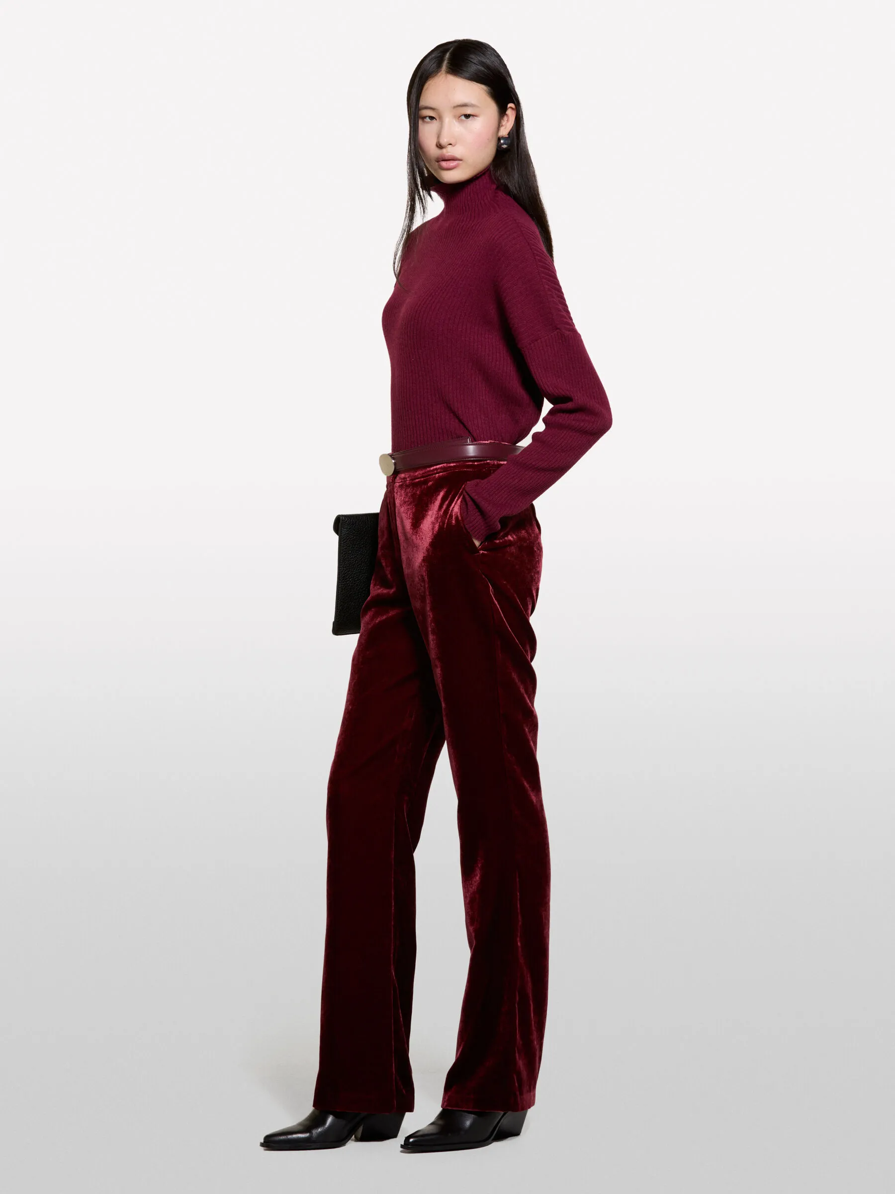 Nuovi arrivi      Maglia bordeaux over fit