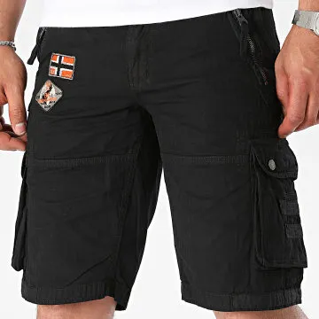 Pantaloncini Cargo neri