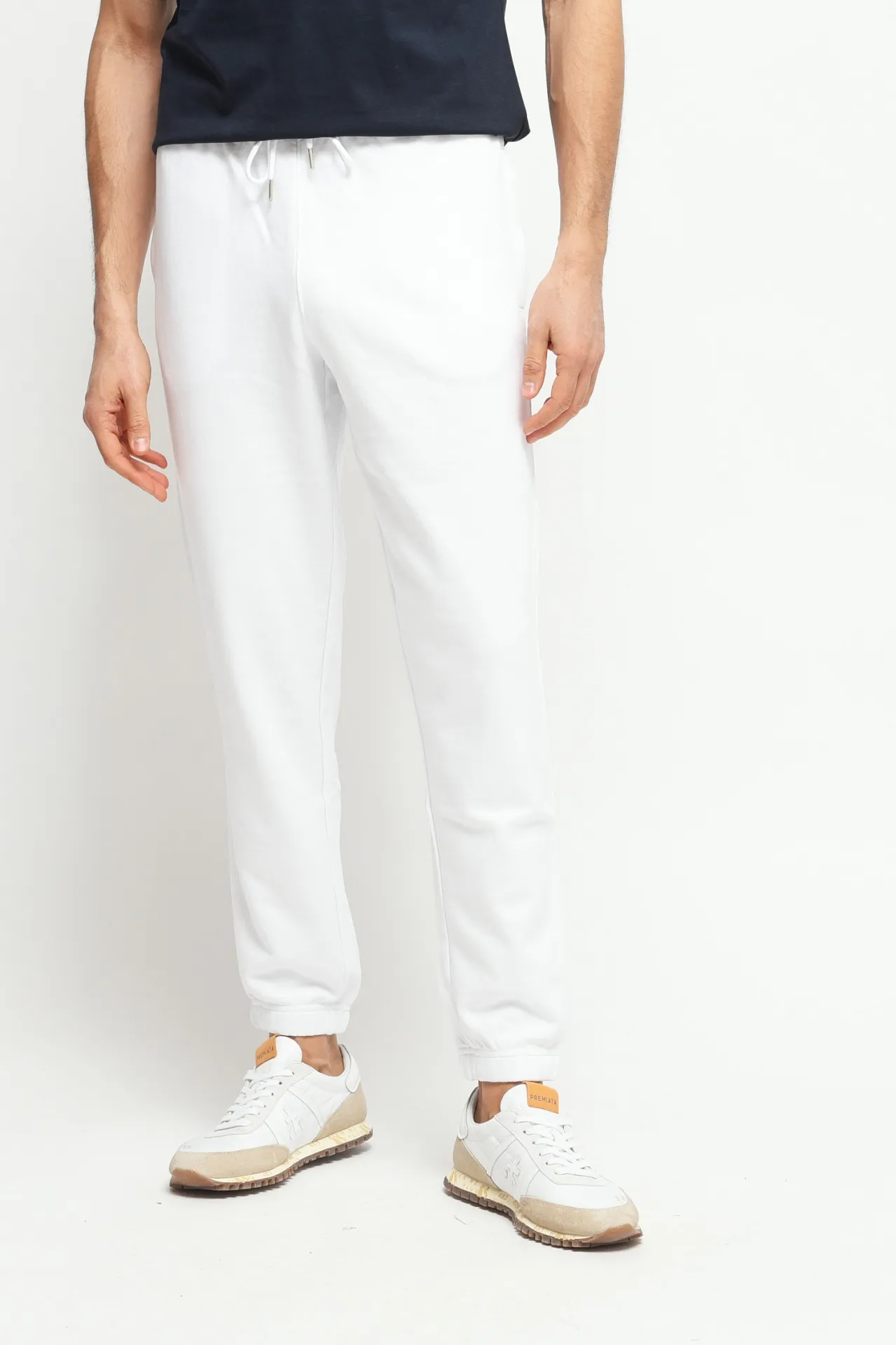 Pantalone Tuta Bianco Panna 