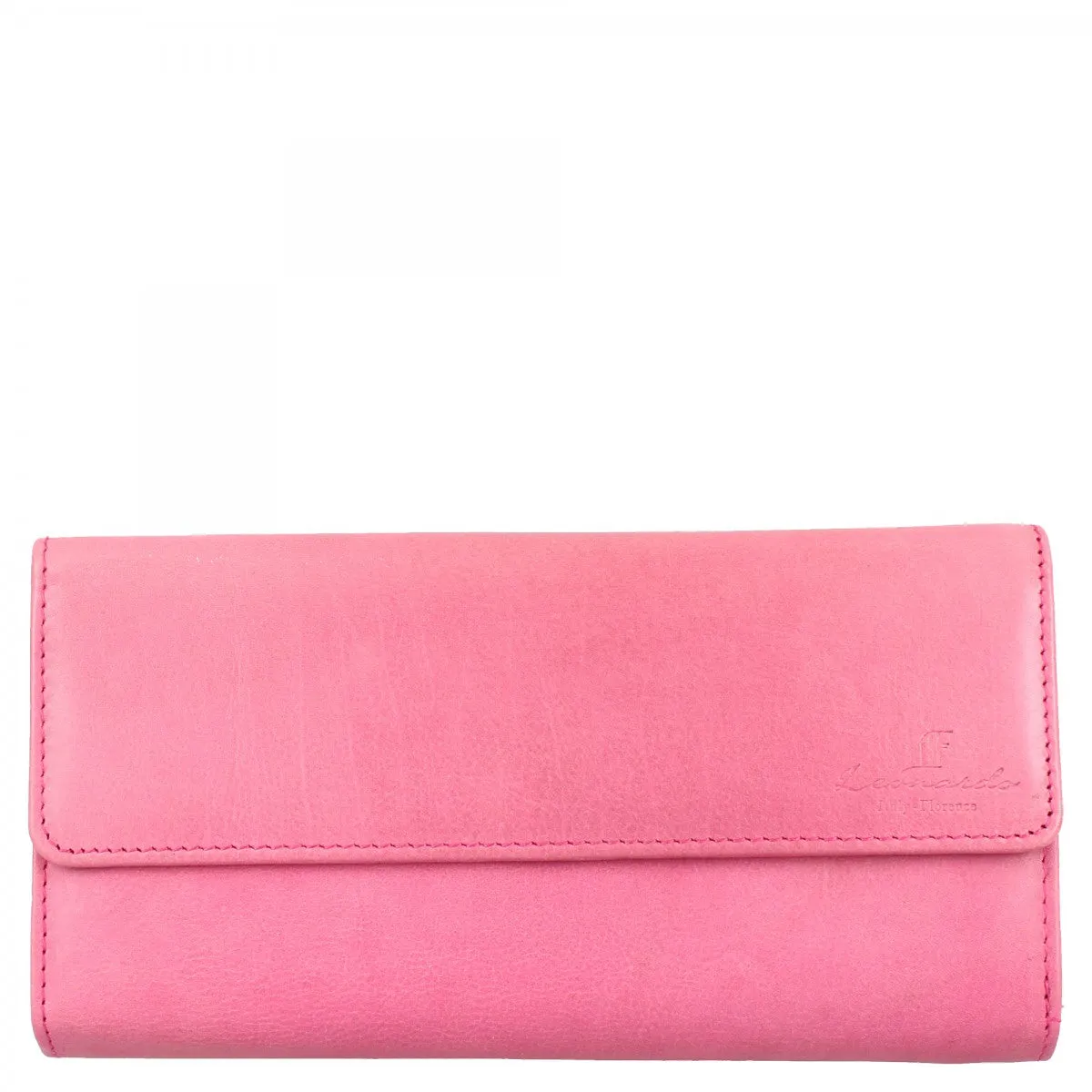 Portafogli in nappa con scomparti per carte di credito monete e banconote disponibile in vari colori
