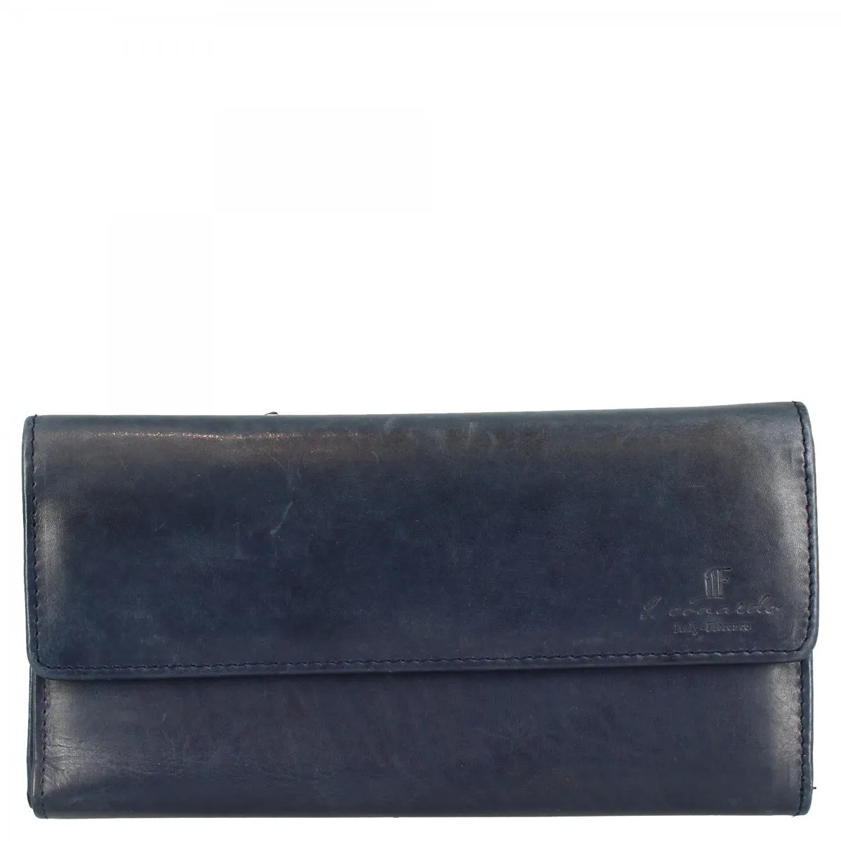Portafogli in nappa con scomparti per carte di credito monete e banconote disponibile in vari colori