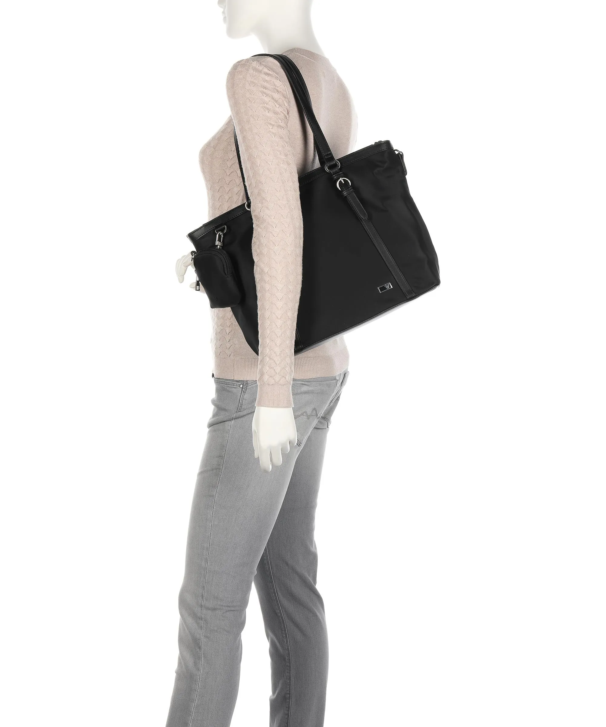  Roncato Solaris Borsa shopper poliestere nero  