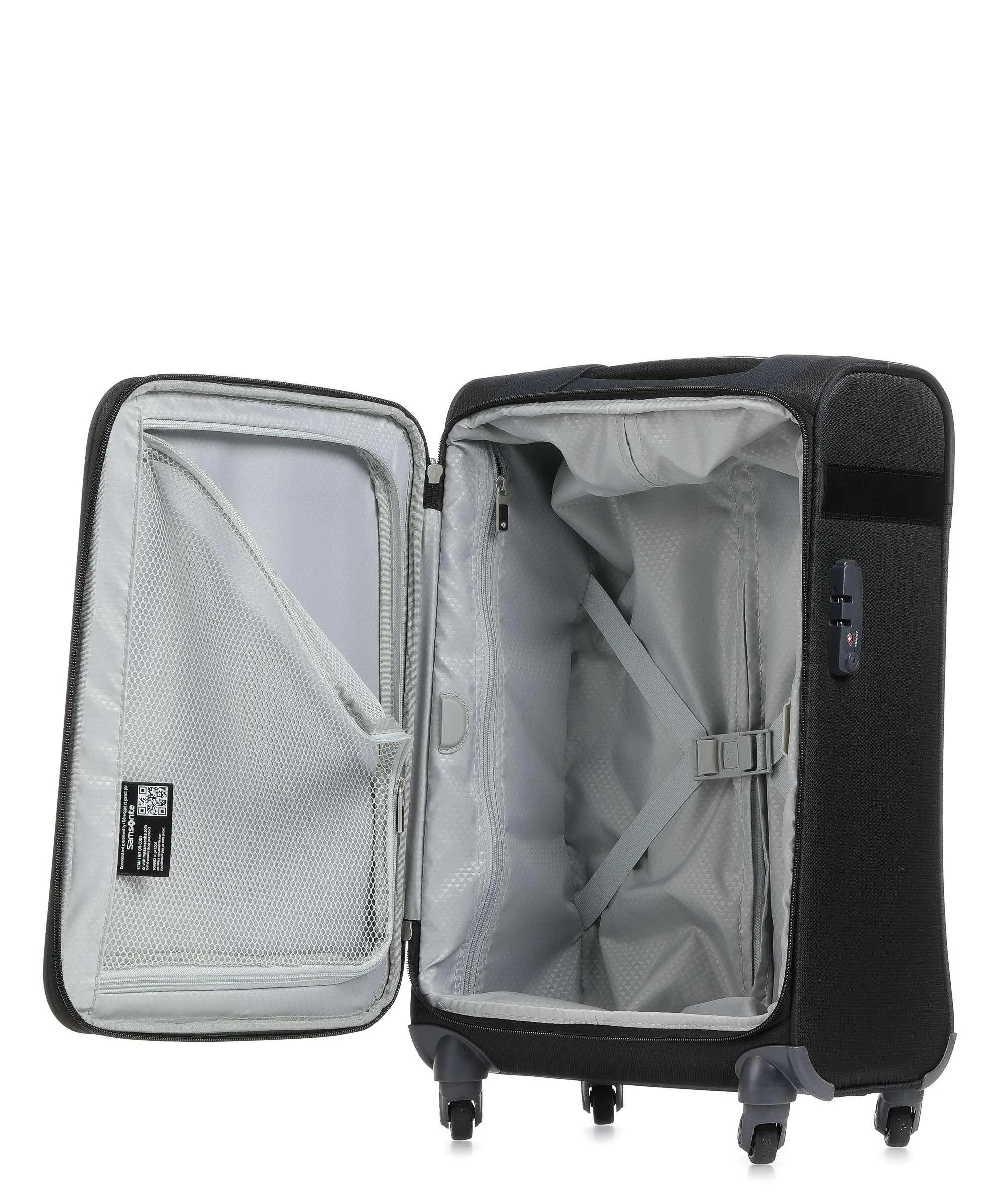  Samsonite Citybeat Valigia trolley (4 ruote) nero 55 cm  