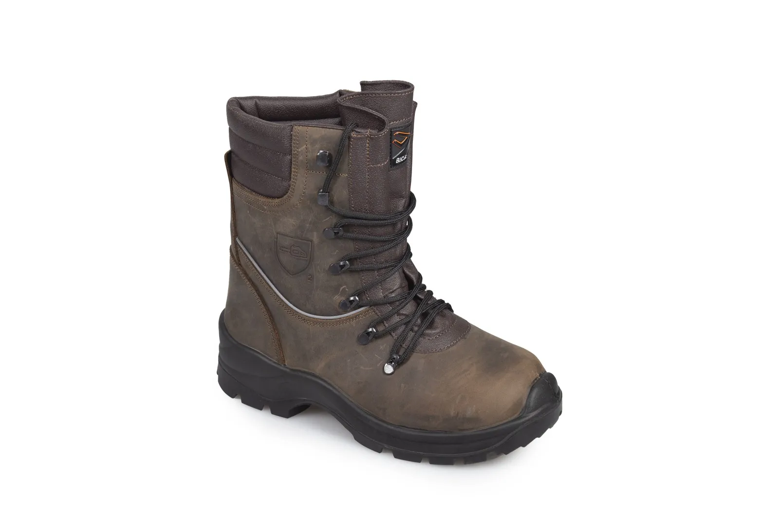 Scarponcino antinfortunistico Bicap da  Unisex tg. 42, col. Marrone