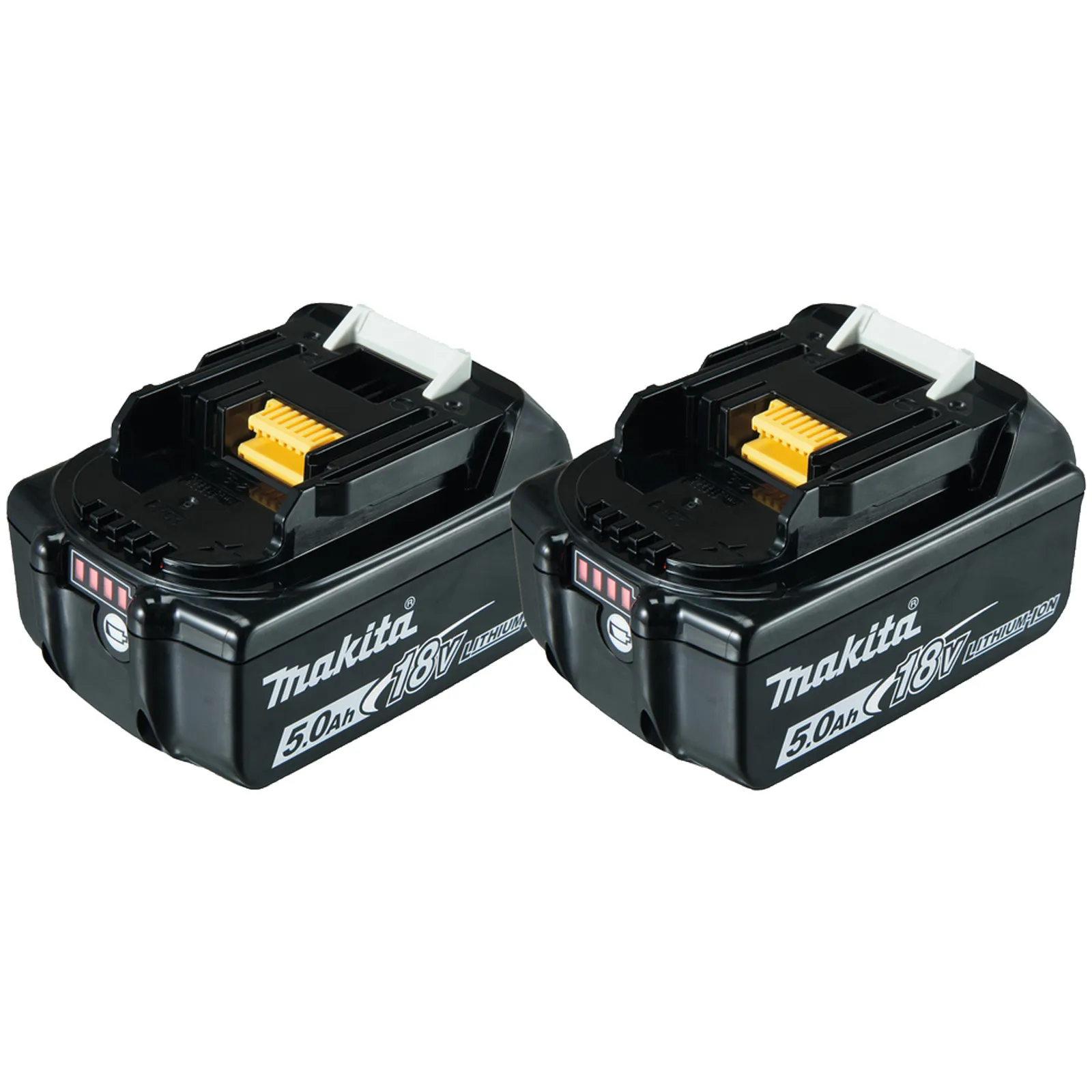 Set 2 Batterie 18V da 5.0Ah MAKITA modello BL1850B per Elettroutensili e Accessori LXT® Twinpack codice 197288-2