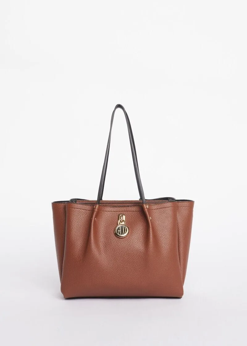 Shopping bag in ecopelle bottalata