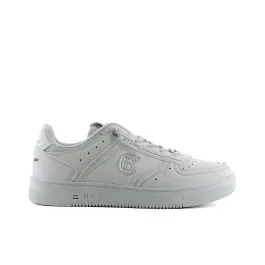 Sneakers basse bianche con lacci